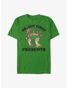Disney Chip 'N' Dale But First Presents T-Shirt, , hi-res