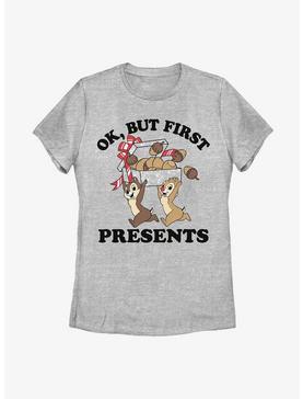 Disney Chip 'N' Dale But First Presents Womens T-Shirt, , hi-res