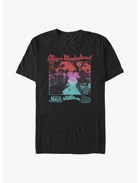 Disney Alice In Wonderland Gradient Poster T-Shirt, , hi-res