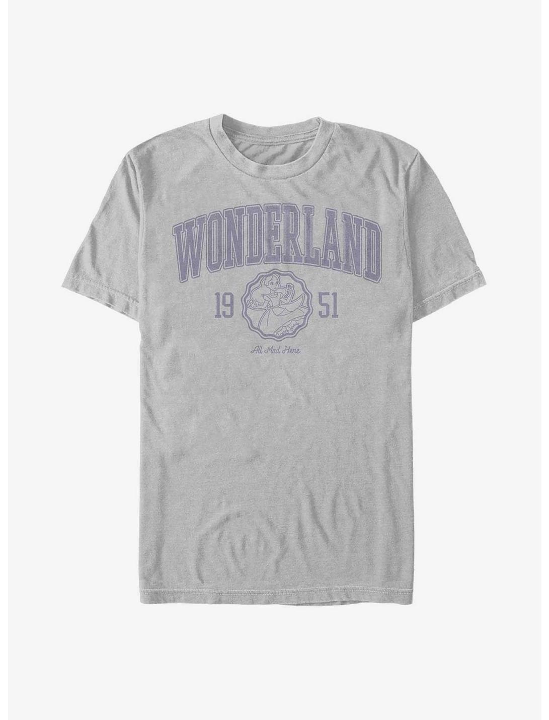 Disney Alice In Wonderland Collegiate T-Shirt, SILVER, hi-res