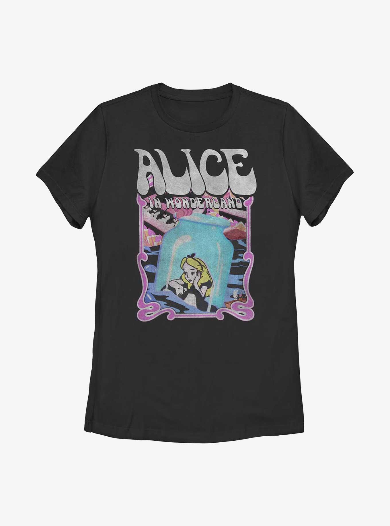 Disney Alice In Wonderland Gradient Poster Womens T-Shirt, , hi-res