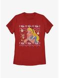 Disney Alice In Wonderland Stitched Look Alice Womens T-Shirt, RED, hi-res