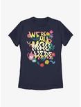 Disney Alice In Wonderland We're All Mad Here Womens T-Shirt, NAVY, hi-res