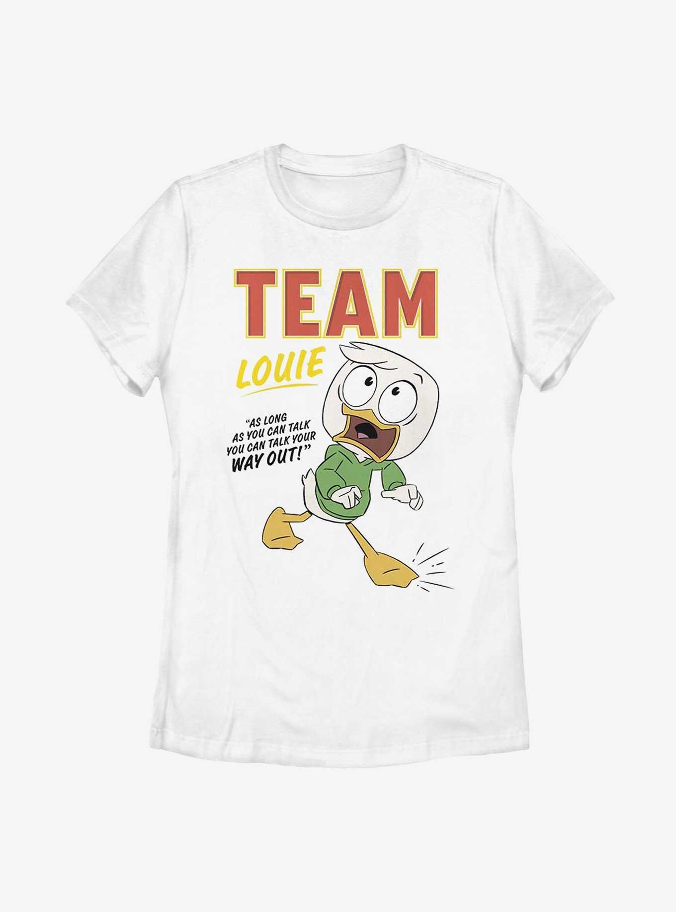 Disney DuckTales Team Louie Womens T-Shirt, WHITE, hi-res