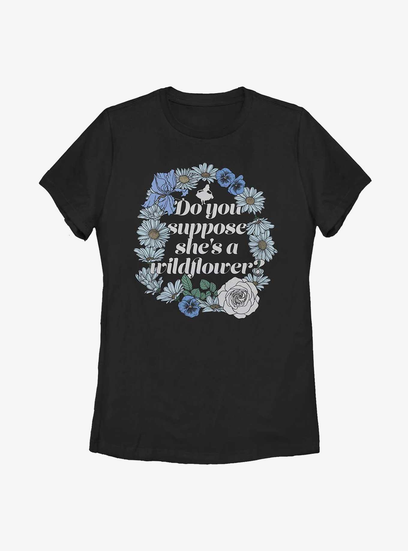 Disney Alice In Wonderland Suppose She's A Wildflower Womens T-Shirt, , hi-res