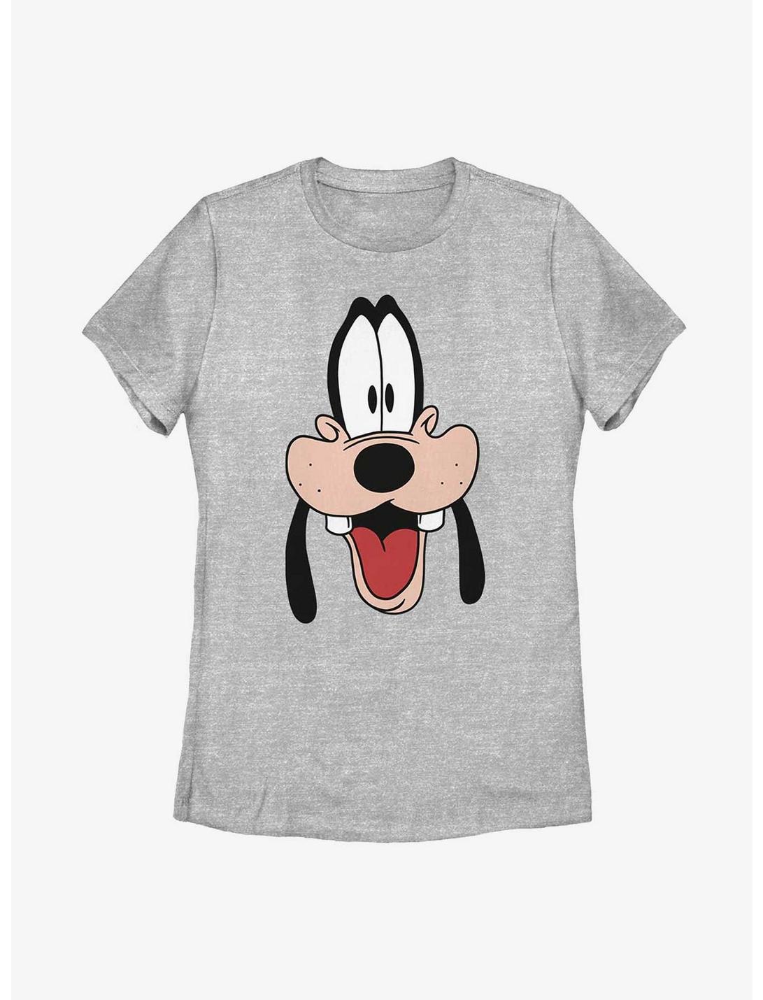 Disney Goofy Big Face Womens T-Shirt, ATH HTR, hi-res
