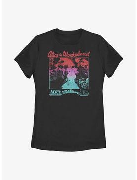 Disney Alice In Wonderland Gradient Poster Womens T-Shirt, , hi-res