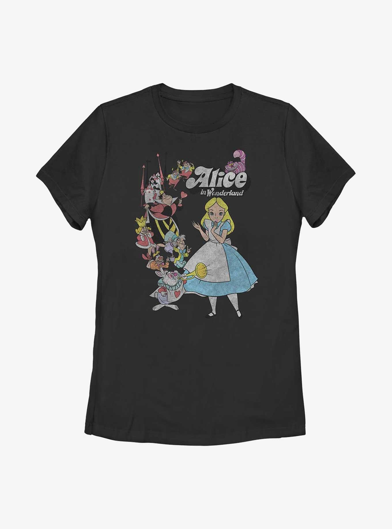 Disney Alice In Wonderland Group Womens T-Shirt, , hi-res