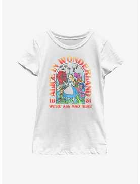 Disney Alice In Wonderland 1951 We're All Mad Here Youth Girls T-Shirt, , hi-res