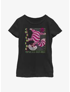 Disney Alice In Wonderland Cheshire Cat We're All Mad Youth Girls T-Shirt, , hi-res