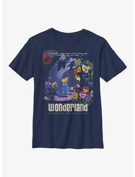 Disney Alice In Wonderland Any Road Poster Youth T-Shirt, , hi-res