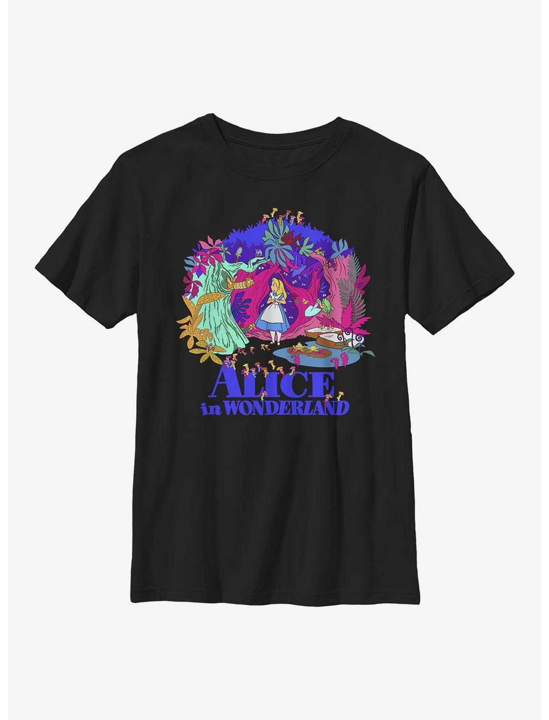 Disney Alice In Wonderland Full Of Wonder Youth T-Shirt, BLACK, hi-res