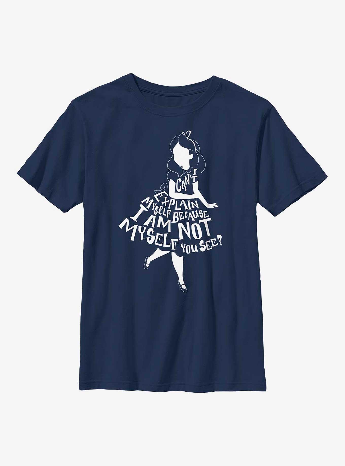 Disney Alice In Wonderland Not Myself Youth T-Shirt, , hi-res
