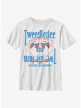 Disney Alice In Wonderland Tweedledee & Tweedledum Youth T-Shirt, WHITE, hi-res