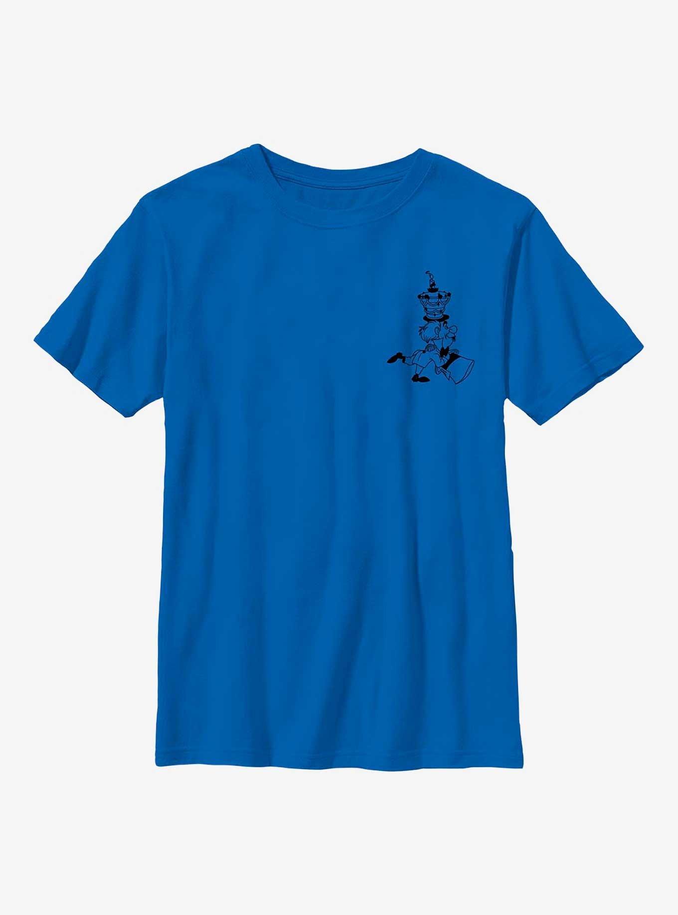 Disney Alice In Wonderland Vintage Line Mad Hatter Youth T-Shirt, , hi-res
