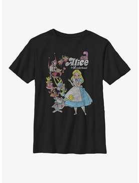 Disney Alice In Wonderland Group Youth T-Shirt, , hi-res