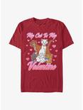 Disney The Aristocats Valentine Cat T-Shirt, CARDINAL, hi-res