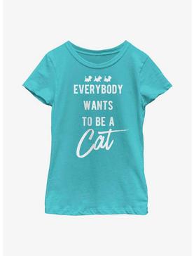 Disney The Aristocats Be A Cat Youth Girls T-Shirt, , hi-res