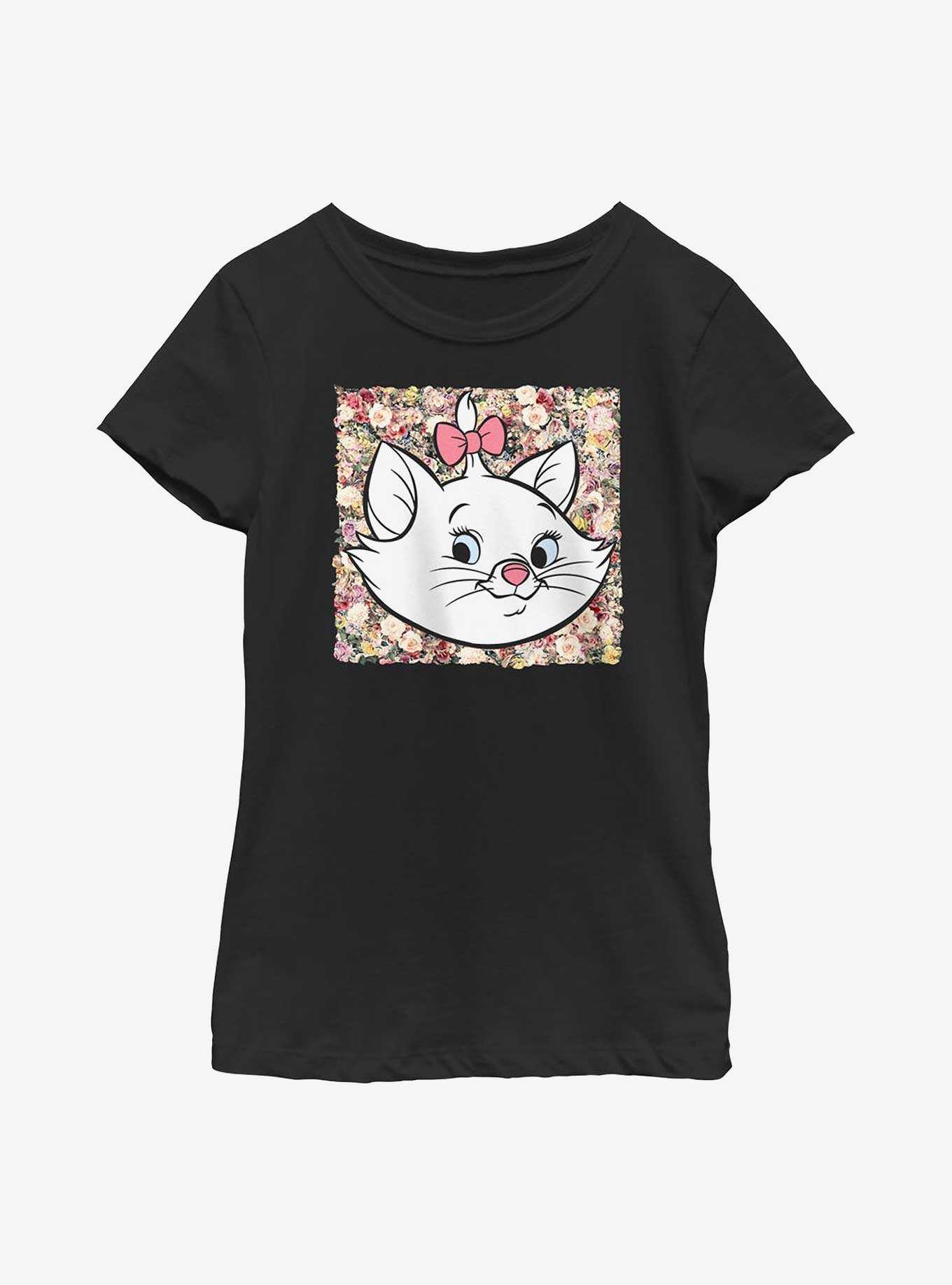 Disney The Aristocats Floral Marie Youth Girls T-Shirt, , hi-res