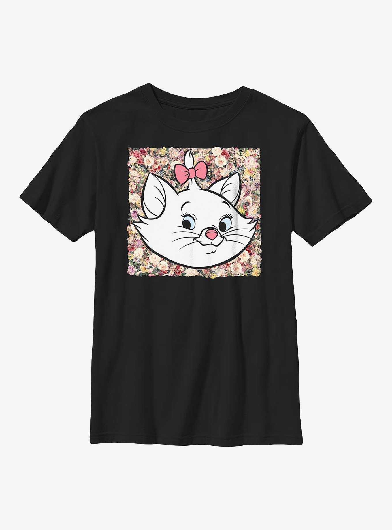 Disney The Aristocats Floral Marie Youth T-Shirt, , hi-res