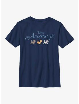 Disney The Aristocats Kitten Walk Logo Youth T-Shirt, , hi-res