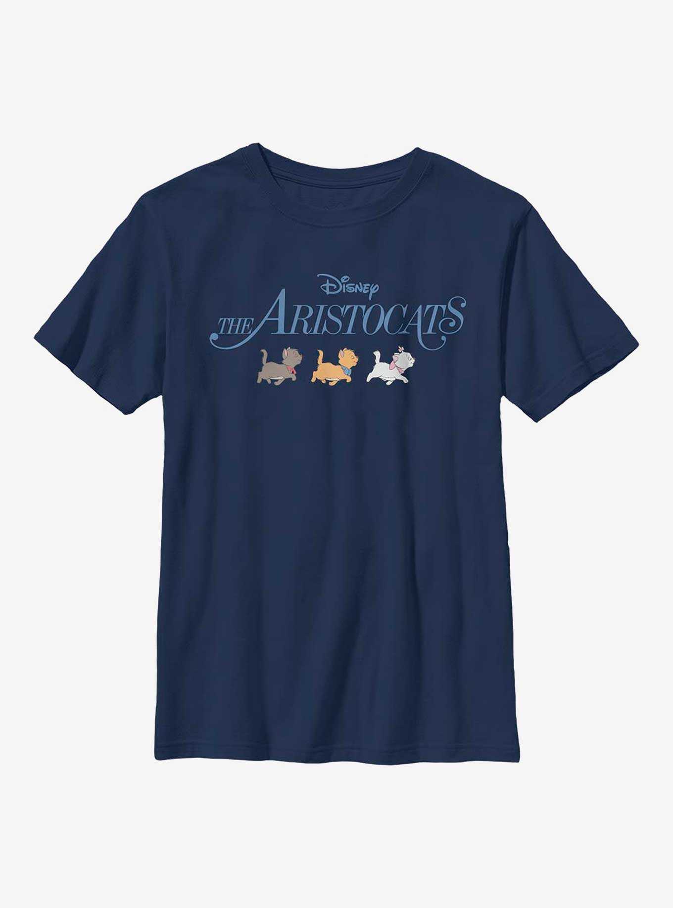 Disney The Aristocats Kitten Walk Logo Youth T-Shirt, , hi-res