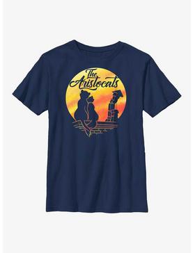 Disney The Aristocrats Moon Silhouette Youth T-Shirt, , hi-res
