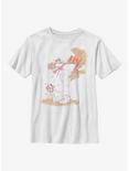 Disney The Aristocrats Raining Petals Youth T-Shirt, WHITE, hi-res