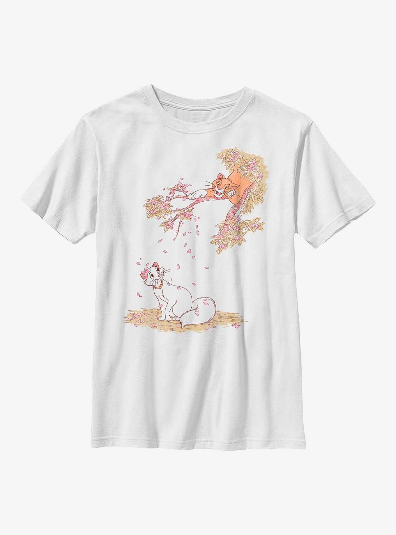 Disney The Aristocrats Raining Petals Youth T-Shirt, , hi-res