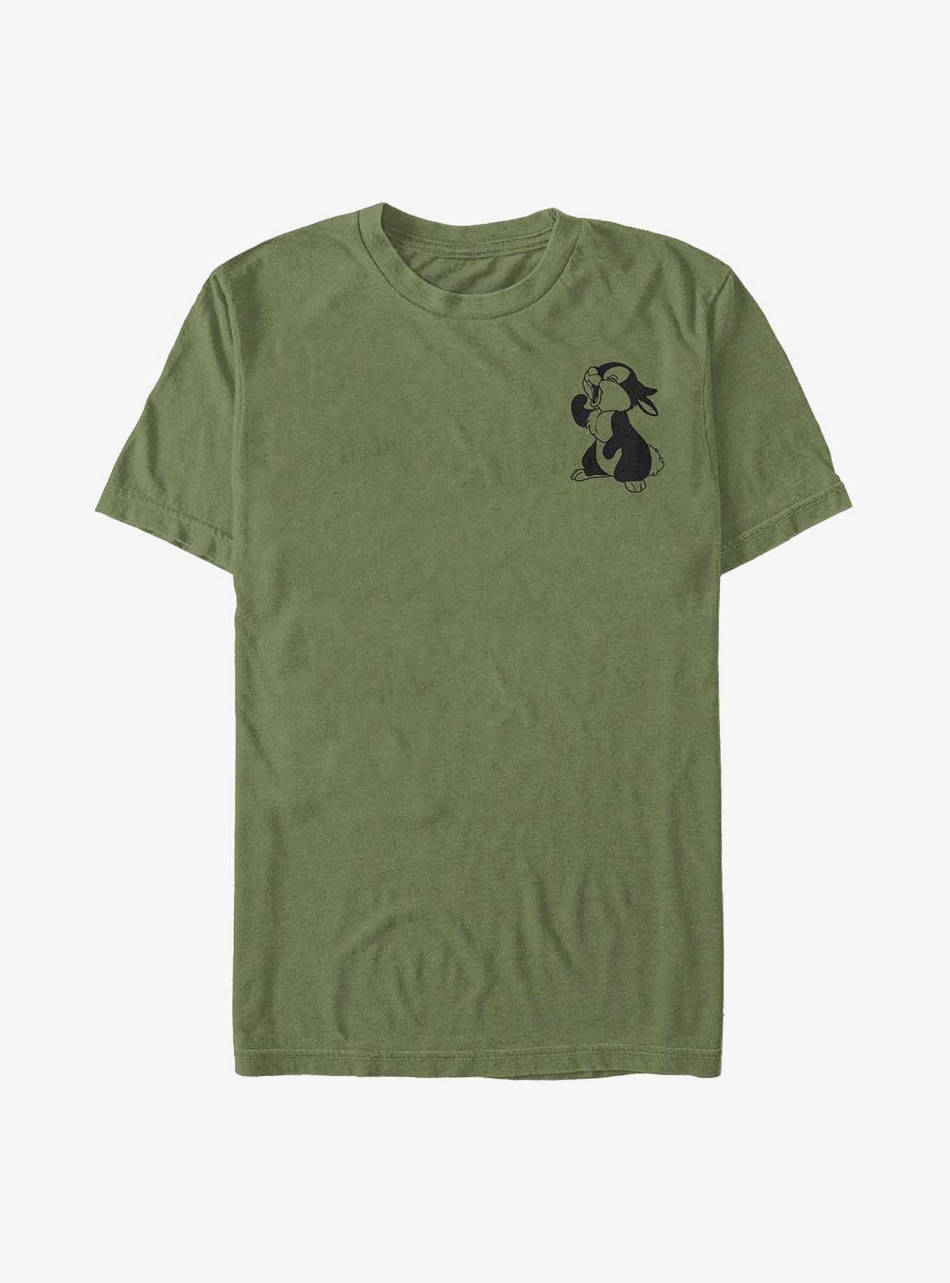 Disney Bambi Vintage Line Thumper T-Shirt, MIL GRN, hi-res