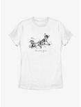 Disney Bambi Friendship Goals Womens T-Shirt, WHITE, hi-res
