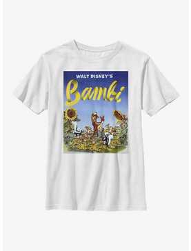 Disney Bambi Sunflowers Poster Youth T-Shirt, , hi-res