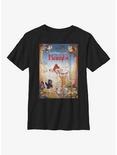 Disney Bambi Beautiful Friendships Poster Youth T-Shirt, BLACK, hi-res
