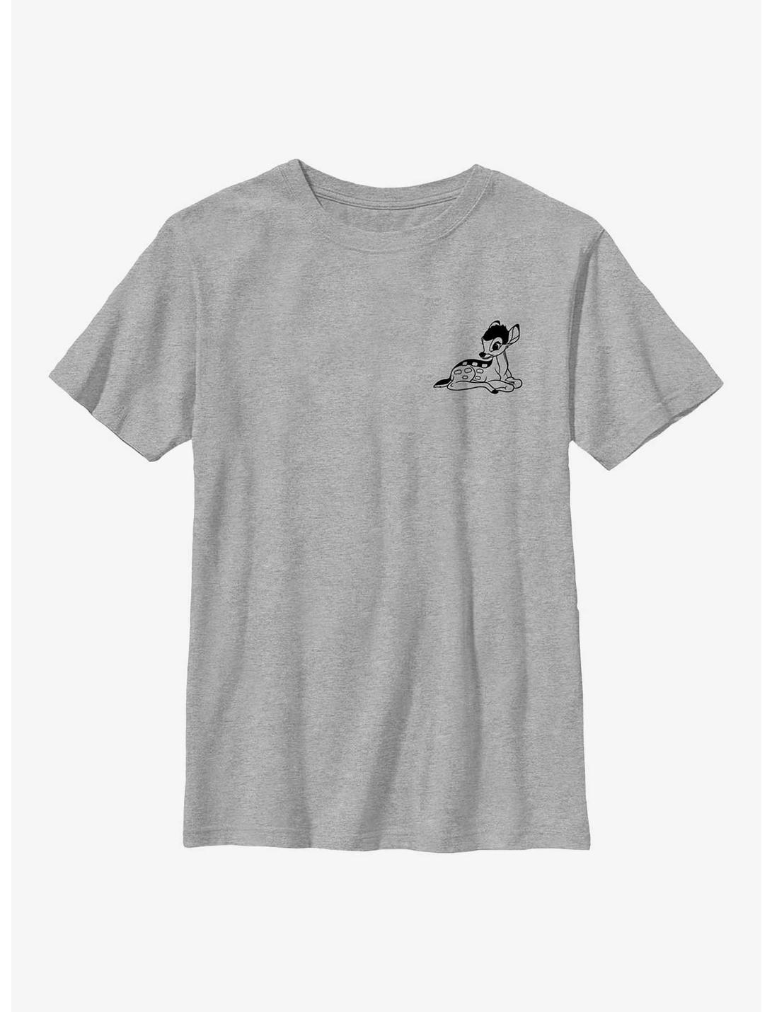 Disney Bambi Vintage Line Bambi Youth T-Shirt, ATH HTR, hi-res