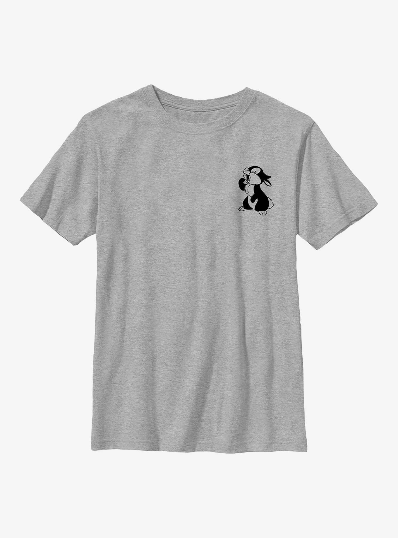 Disney Bambi Vintage Line Thumper Youth T-Shirt, ATH HTR, hi-res