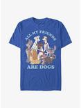 Disney All My Friends Are Dogs T-Shirt, ROYAL, hi-res