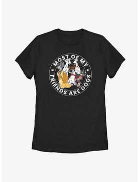 Disney Most Of My Friends Are Dogs Womens T-Shirt, , hi-res