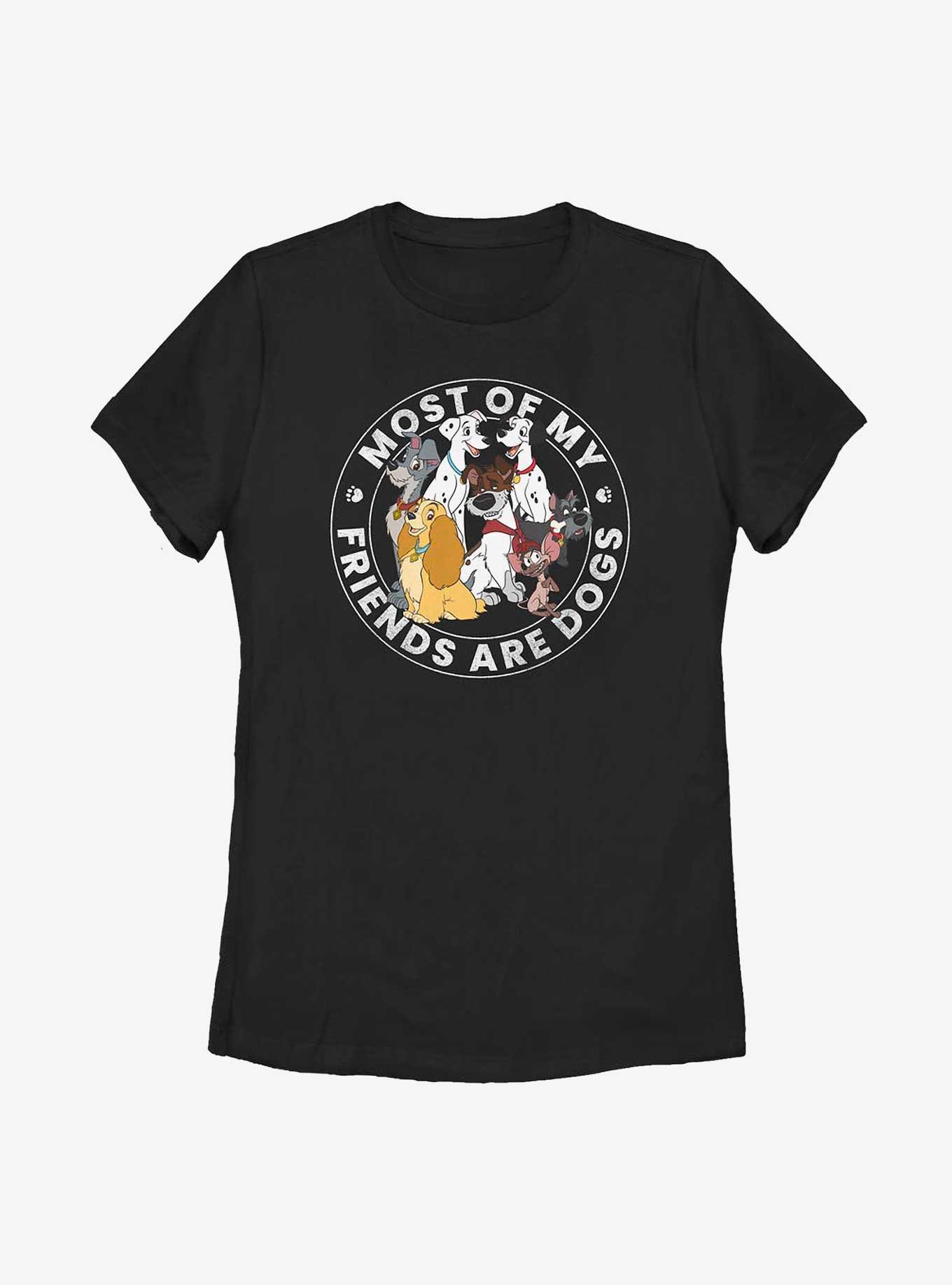 Disney Most Of My Friends Are Dogs Womens T-Shirt, , hi-res