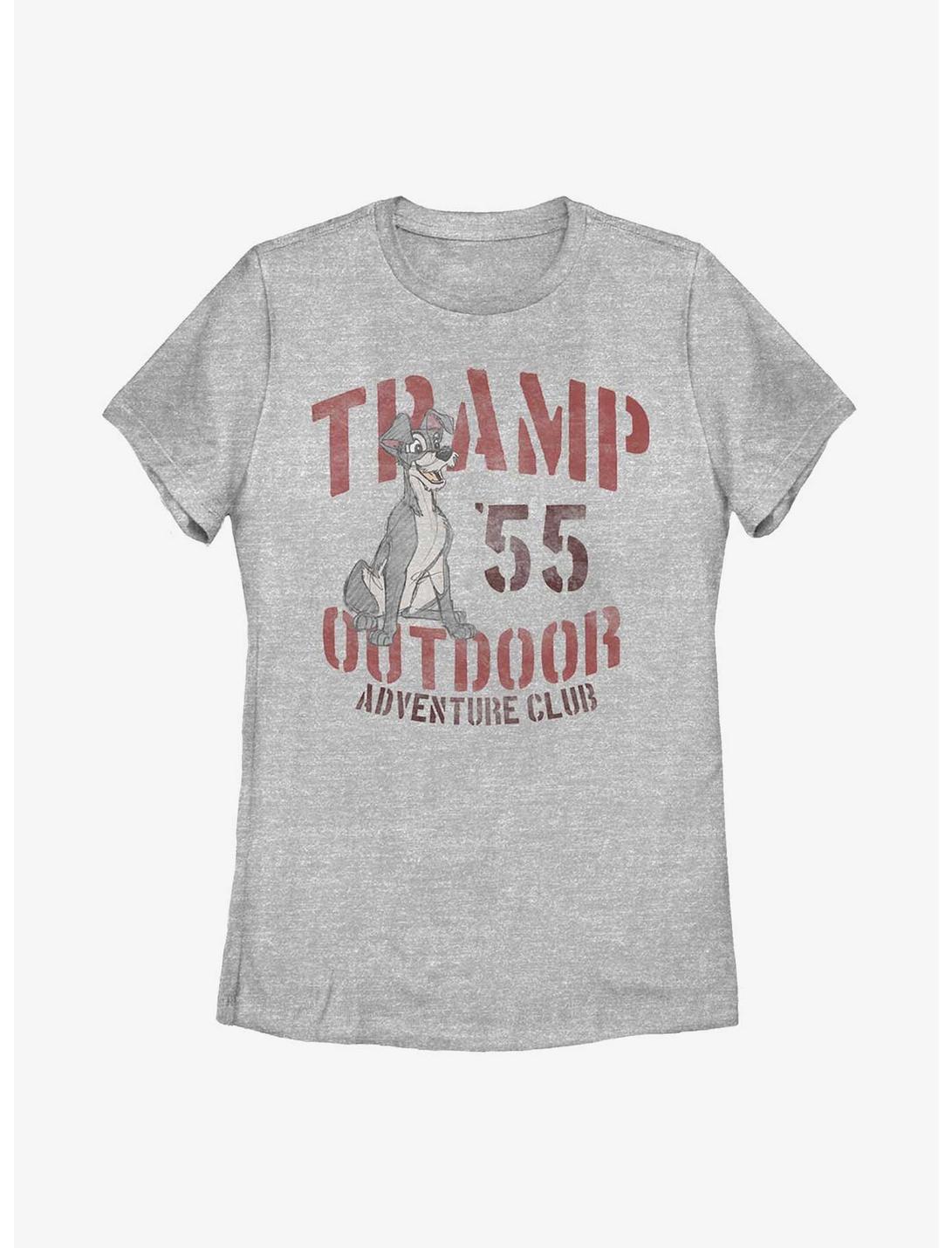 Disney Lady And The Tramp Outdoor Adventure Club Womens T-Shirt, ATH HTR, hi-res