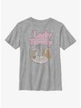 Disney Lady And The Tramp Spaghetti Youth T-Shirt, ATH HTR, hi-res
