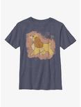 Disney Lady And The Tramp Lady Strut Youth T-Shirt, NAVY HTR, hi-res