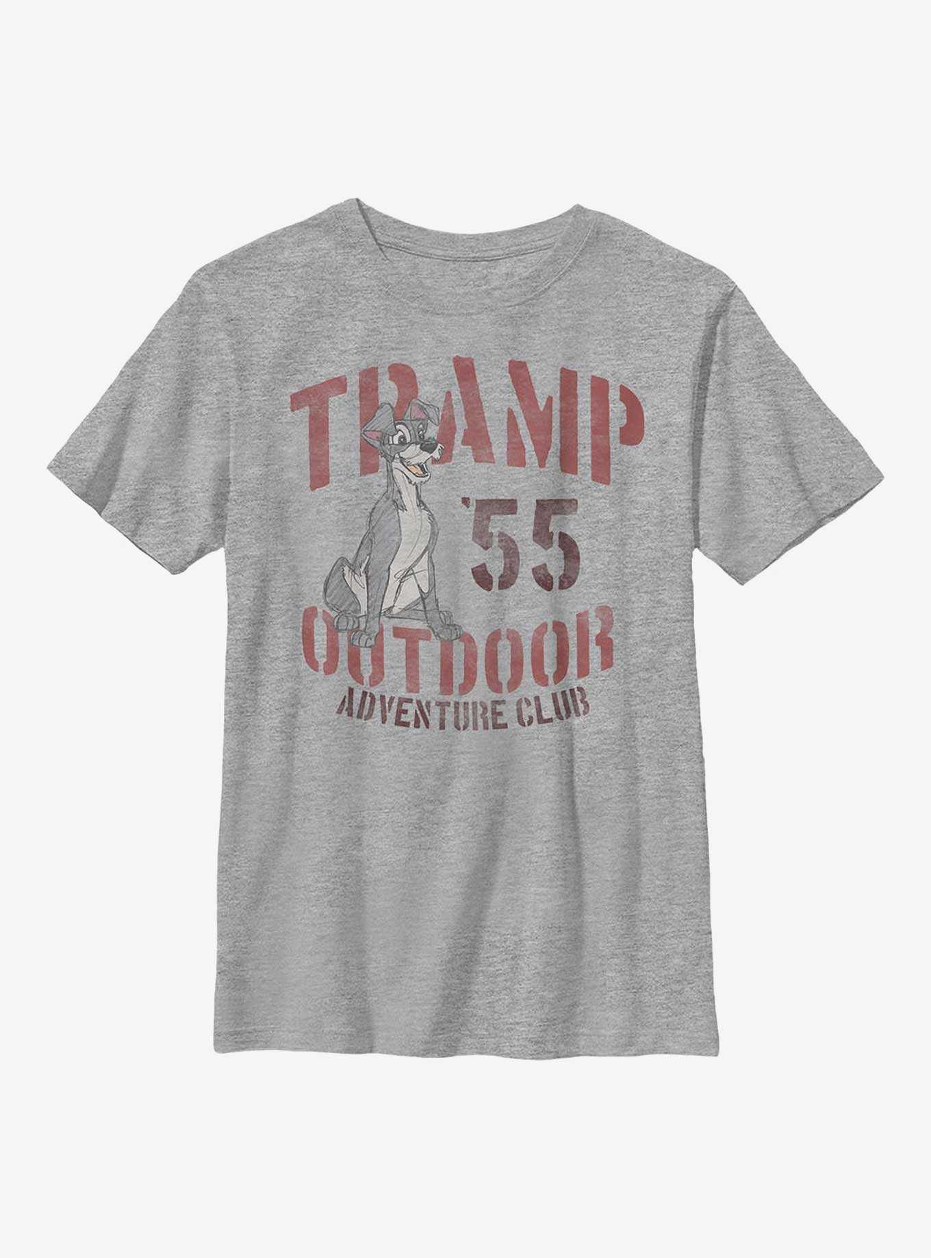 Disney Lady And The Tramp Outdoor Adventure Club Youth T-Shirt, , hi-res