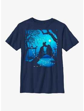 Disney Lady And The Tramp Silhouette Love Youth T-Shirt, , hi-res