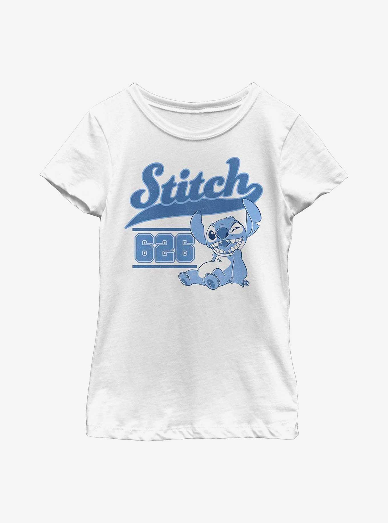 Disney Lilo And Stitch Collegiate Youth Girls T-Shirt, , hi-res