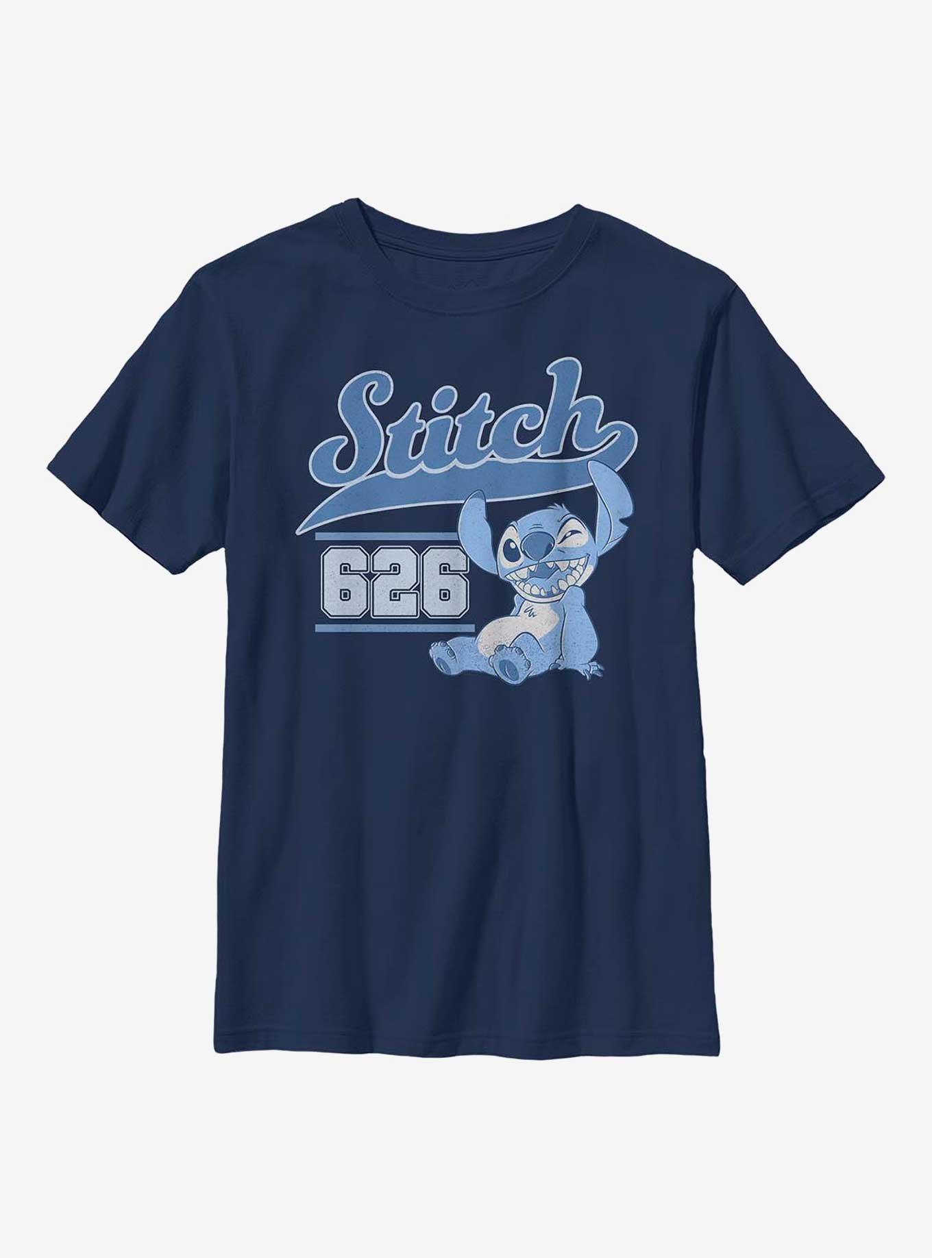 Disney Lilo And Stitch Collegiate Youth T-Shirt, , hi-res