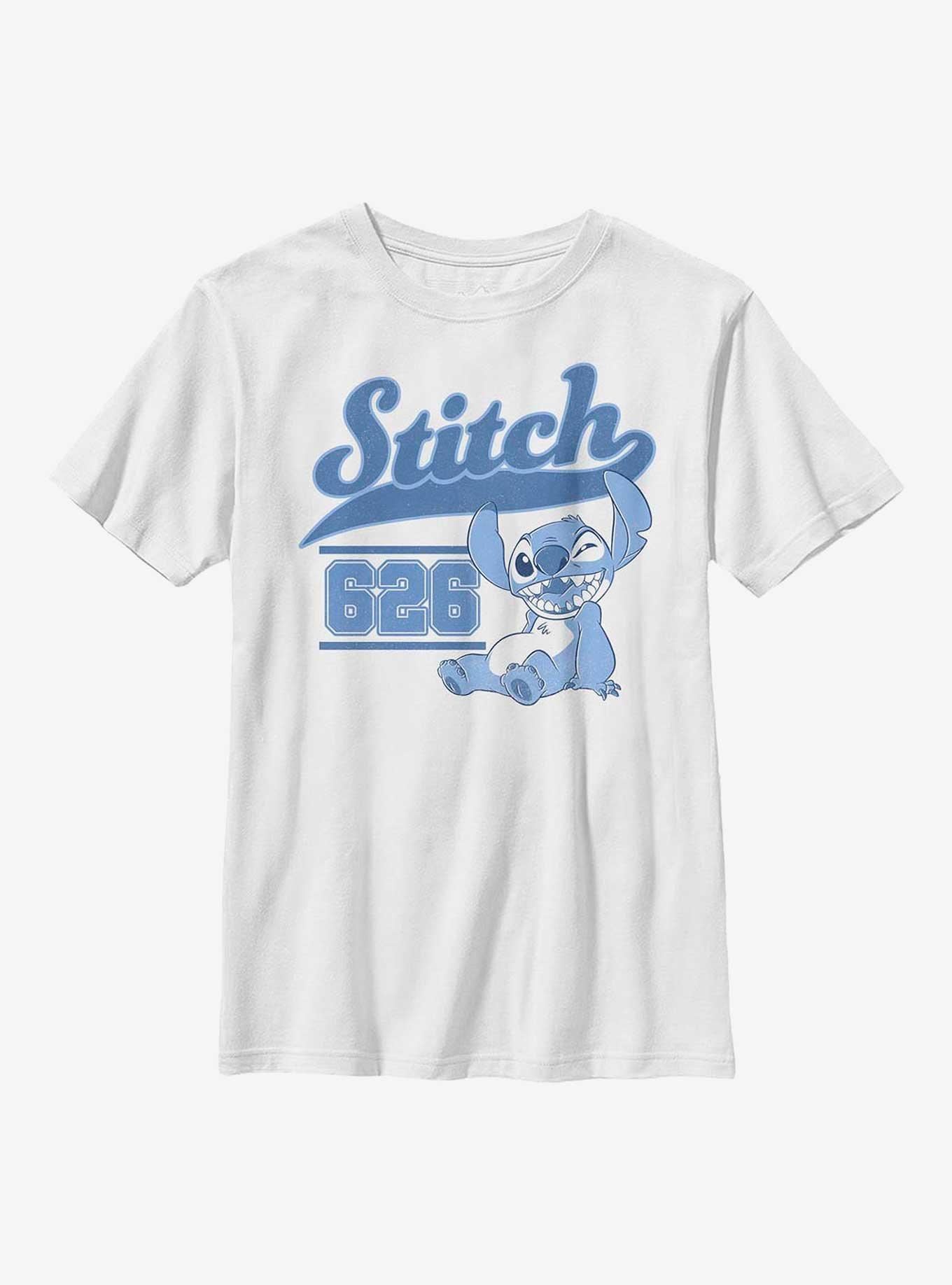 Disney Lilo And Stitch Collegiate Youth T-Shirt, , hi-res