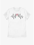 Disney Minnie Mouse Heartline Womens T-Shirt, WHITE, hi-res