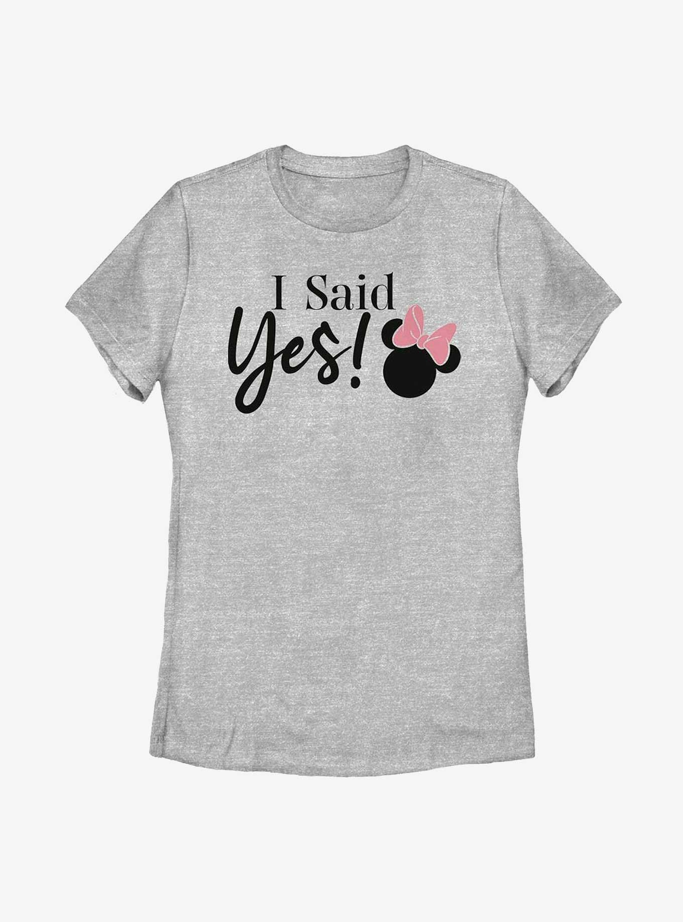 Disney Minnie Mouse I Said Yes! Womens T-Shirt, , hi-res