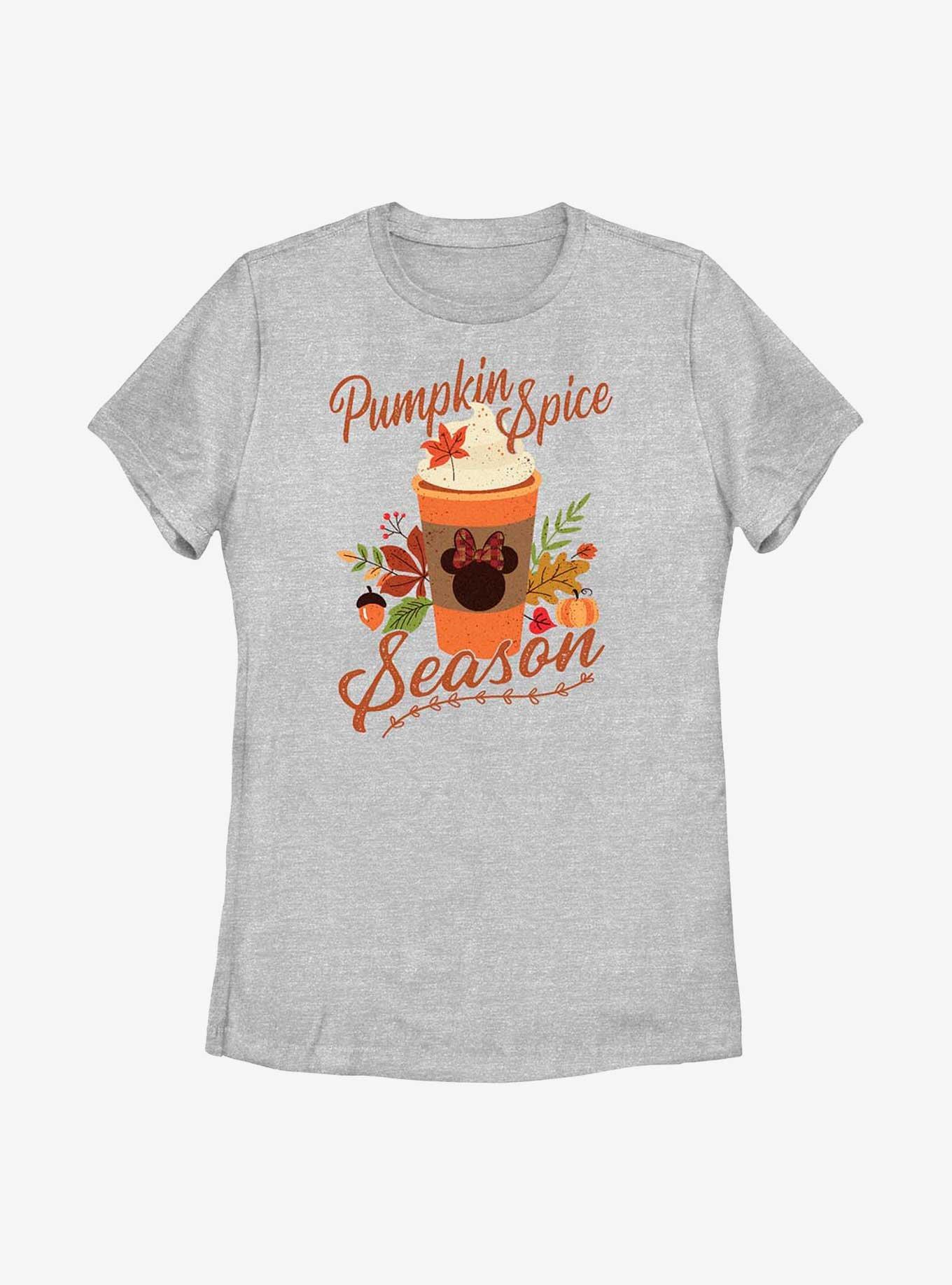 Disney Minnie Mouse Pumpkin Spice Season Womens T-Shirt, , hi-res