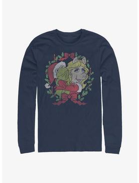 Disney The Muppets Kermit & Miss Piggy Wreath Love Long-Sleeve T-Shirt, , hi-res